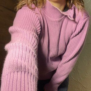 100% Cotton Lilac Sweater